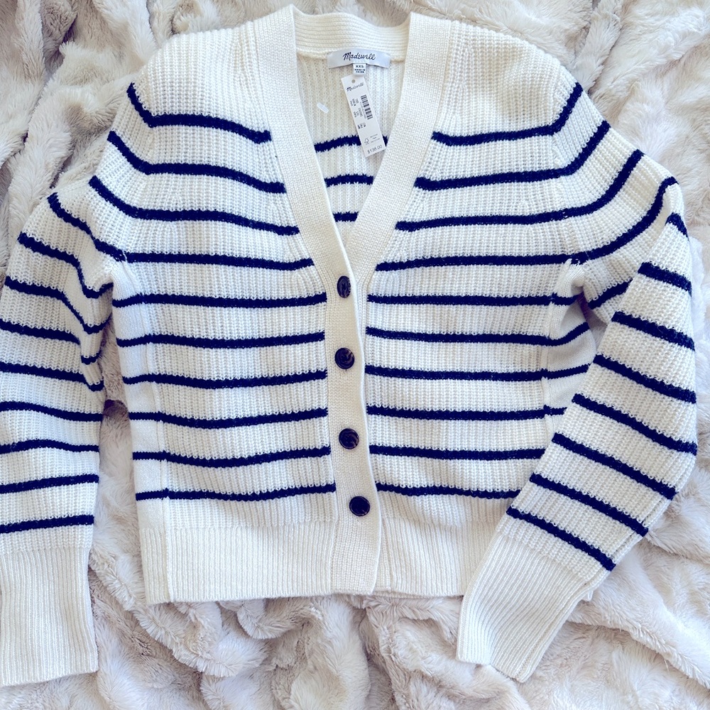 Madewell cropped cardigan